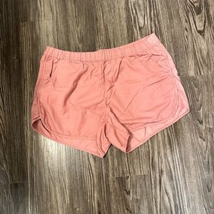Madewell Pink Linen Shorts- XL